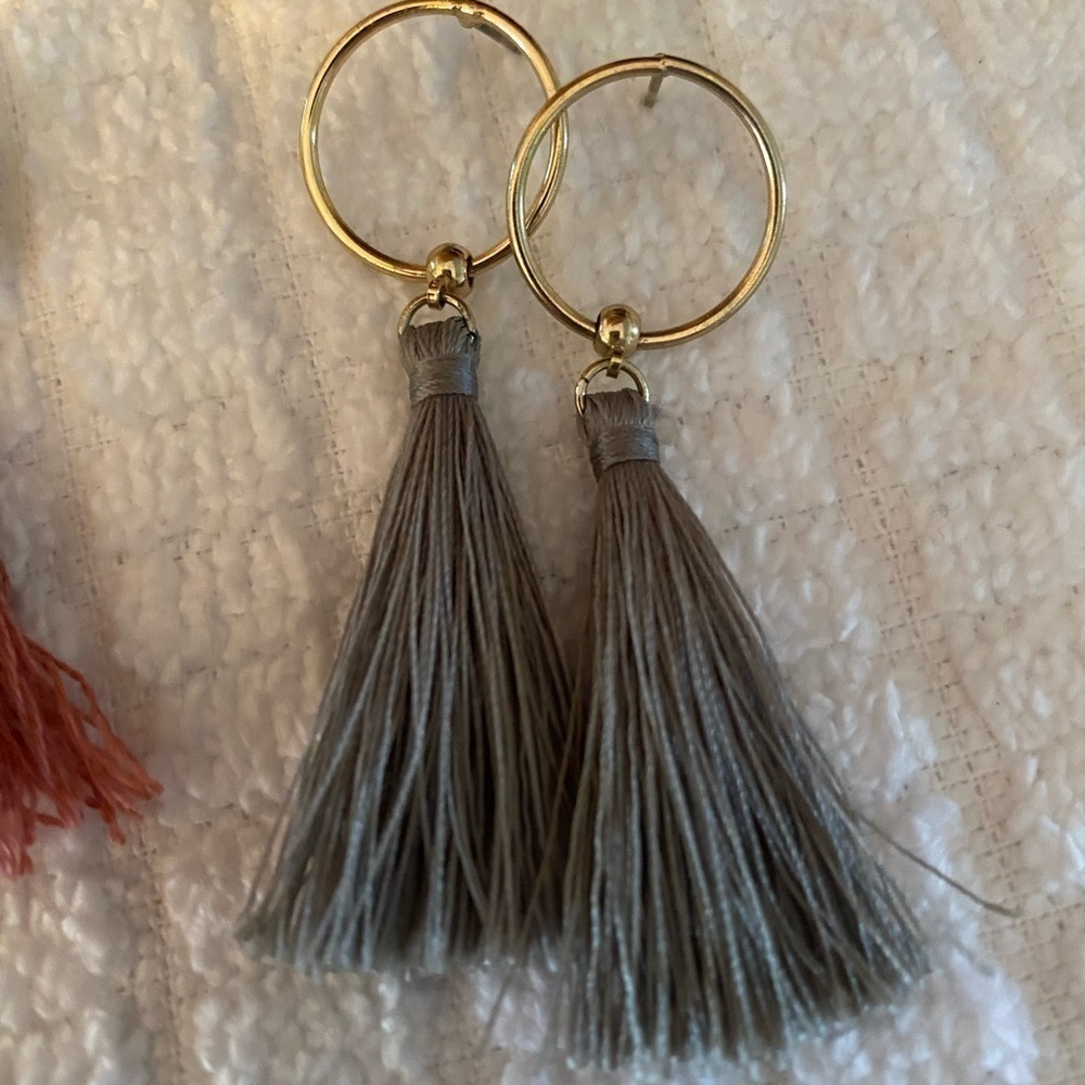 Set of 2 Tassel Earrings - Picture 3 of 5